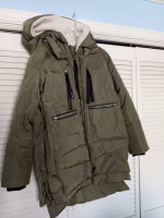 Best women's down hooded winter jacket, Small
