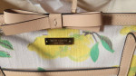 KATE SPADE Lemon “Painterly Capri” Espadrille Francis Large Tote Bag