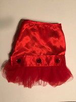 Designer Red Dress for little dog