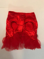 Designer Red Dress for little dog