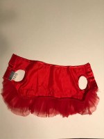 Designer Red Dress for little dog
