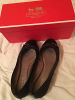 Coach black ballet flats, women's size 5 - BRAND NEW, still in box