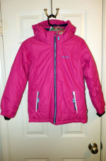 Kamik Girls Tessie Solid Pink Ski Jacket, Size 10, NWT
