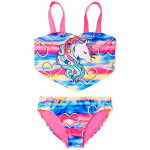 WONDER NATION Girl's size XXL(18) BIKINI SWIMSUIT Unicorn 2-Pc ~ New