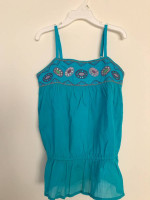 New Girls tank top blue and purple size 7/8 kids
