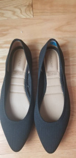 Cynthia Rowley black ballet flats