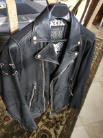 Awesome Diesel Lapismium Leather Biker Jacket Small Brand New w/Tag