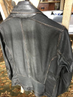 Awesome Diesel Lapismium Leather Biker Jacket Small Brand New w/Tag
