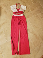 2-pieces women yoga/zumba clothes