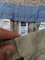 Gap Men's Pants Tan Khaki Straight Leg Work Dress Slacks