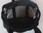 Black No Boundaries Insulated Zip Bottom 'Mesh' "Beach" Tote Bag; NWT