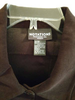 Women's Business Jacket - Brown - Size 3X