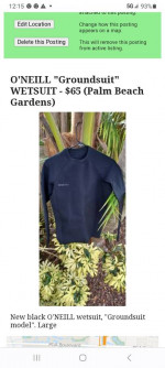 O'NEILL "Groundsuit" WETSUIT Top