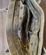 Ed Hardy Green Canvas Purse