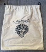 Ed Hardy Green Canvas Purse