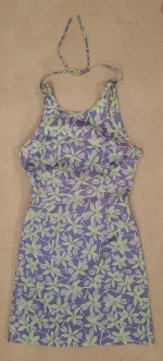 LILLY PULITZER 100% Cotton Lily & Ladybug Print lined Halter Dress – 4