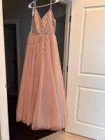 Blush Colored Prom Dress