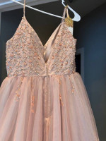 Blush Colored Prom Dress