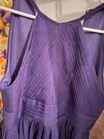 Purple full length gown