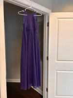 Purple full length gown