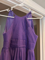 Purple full length gown