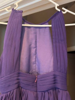 Purple full length gown