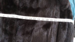 Black Mink Jacket and storage / travel bag