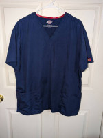 Dickies women's blue scrub tops