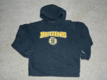 Youth NHL Boston Bruins SEWN Logo Hooded Sweatshirt, Sz. S 6/7