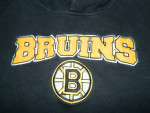 Youth NHL Boston Bruins SEWN Logo Hooded Sweatshirt, Sz. S 6/7