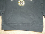 Youth NHL Boston Bruins SEWN Logo Hooded Sweatshirt, Sz. S 6/7