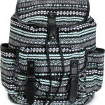 EMPRYE Tribal Emily Mint & Black backpack