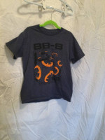 Boys size 8 med weight winter jacket & tops
