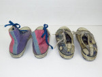 2 Vintage Pair of Converse - Size 4 Mens / Size 6 Womens