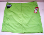 IZOD Perform Cool-FX Microfiber Women's Golf Skorts Green, Size 16