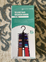 ClosetMate Tie & Belt Rack Organizer Hanger