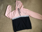 Victoria’s Secret PINK 1/4 Zip Windbreaker-Pullover and Tote Bag Set