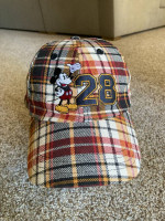 Disney Plaid Mickey 28 Baseball Cap
