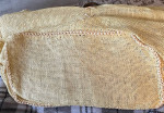Cappelli Straworld Large Tan Burlap Straw Tote Purse