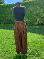 now $49. ultra RARE VTG Elisabeth Stewart jumper romper • leopard