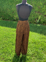now $49. ultra RARE VTG Elisabeth Stewart jumper romper • leopard