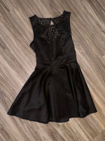 Juniors Black Dress