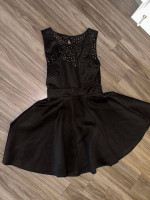 Juniors Black Dress