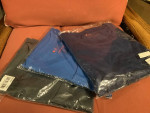 Three 3X New Stretch Knit Scrubs Tops