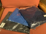 Three 3X New Stretch Knit Scrubs Tops