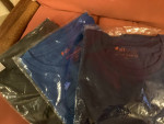 Three 3X New Stretch Knit Scrubs Tops