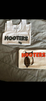 Used Hooters tank tops