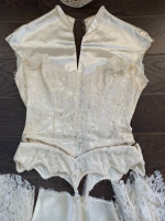 Deconstructed Vintage 1953 Wedding Gown