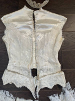 Deconstructed Vintage 1953 Wedding Gown