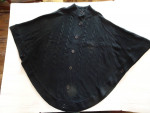 Poncho Black - Argee - One Size Fits Most